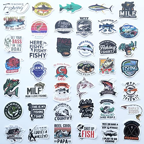 50Pcs Fish Decals I856