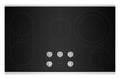36" Wide Built-In Electric Cooktop - Stainless Steel T327984