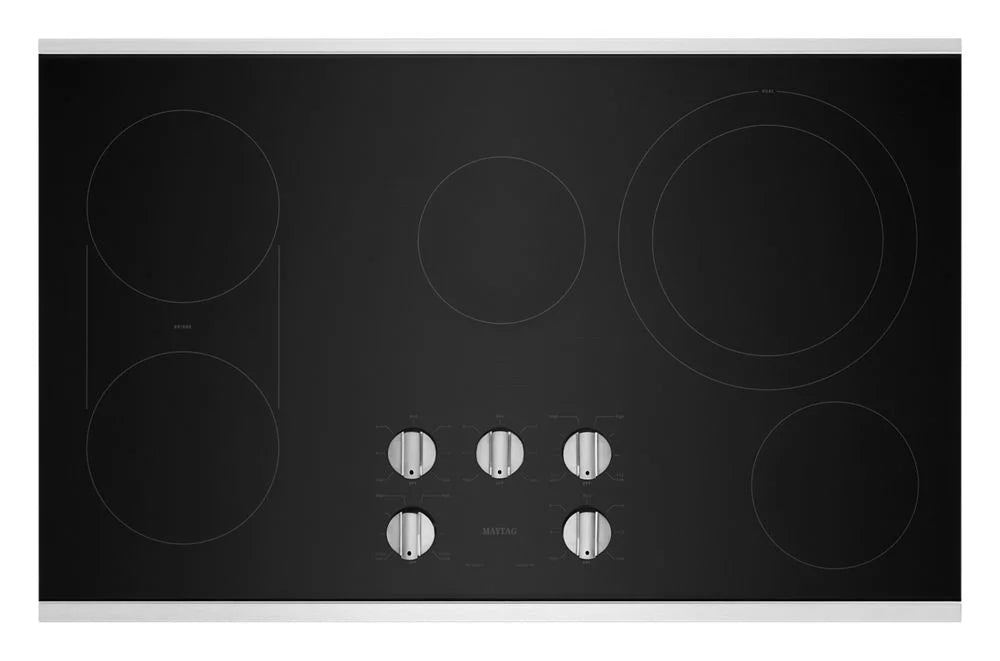 36" Wide Built-In Electric Cooktop - Stainless Steel T327984