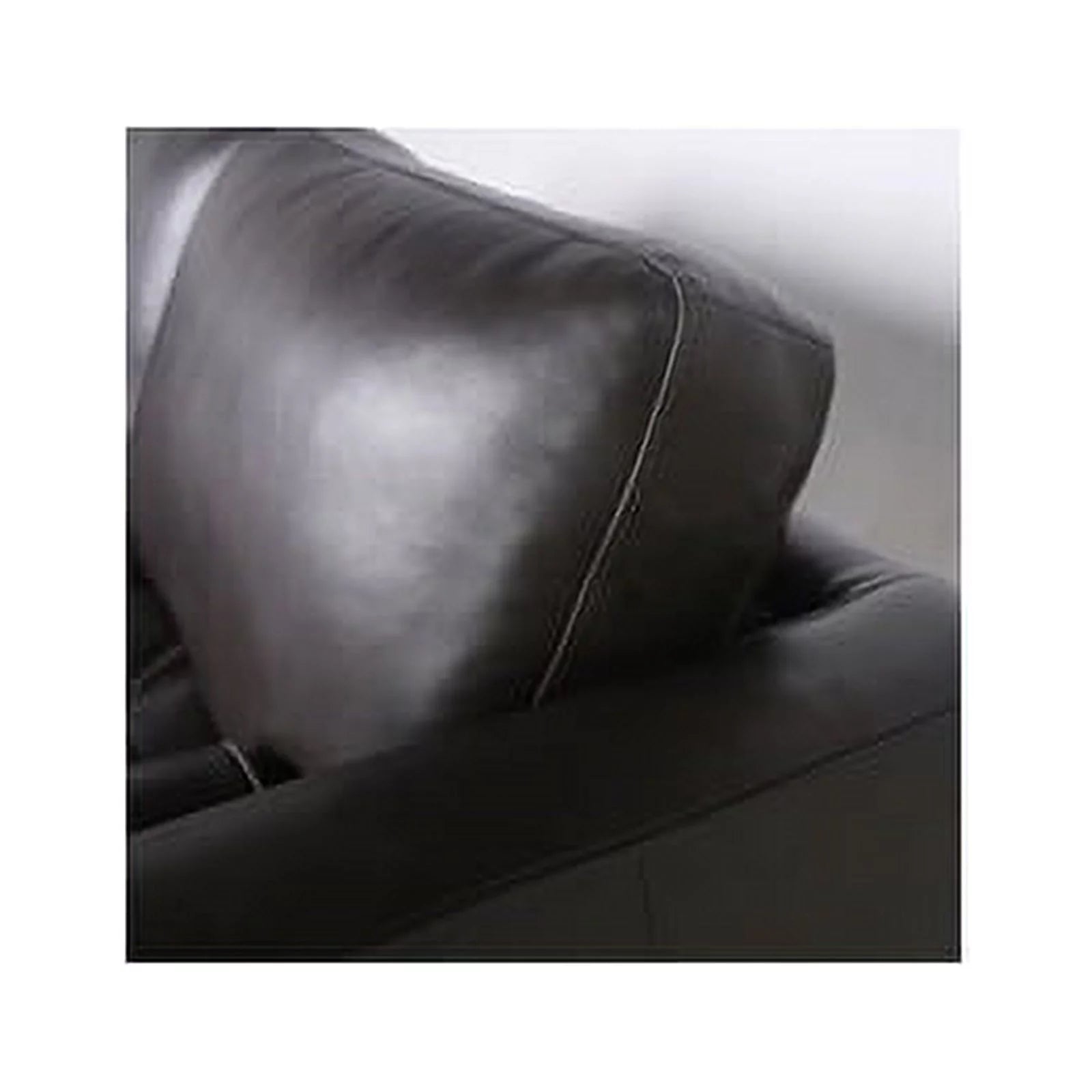 Dark Brown Leather Sofa With Tufted Seat And Back S24235