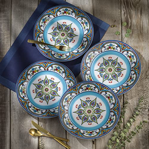 16 Piece Dinnerware Set, Service for 4, Multicolor Z158888