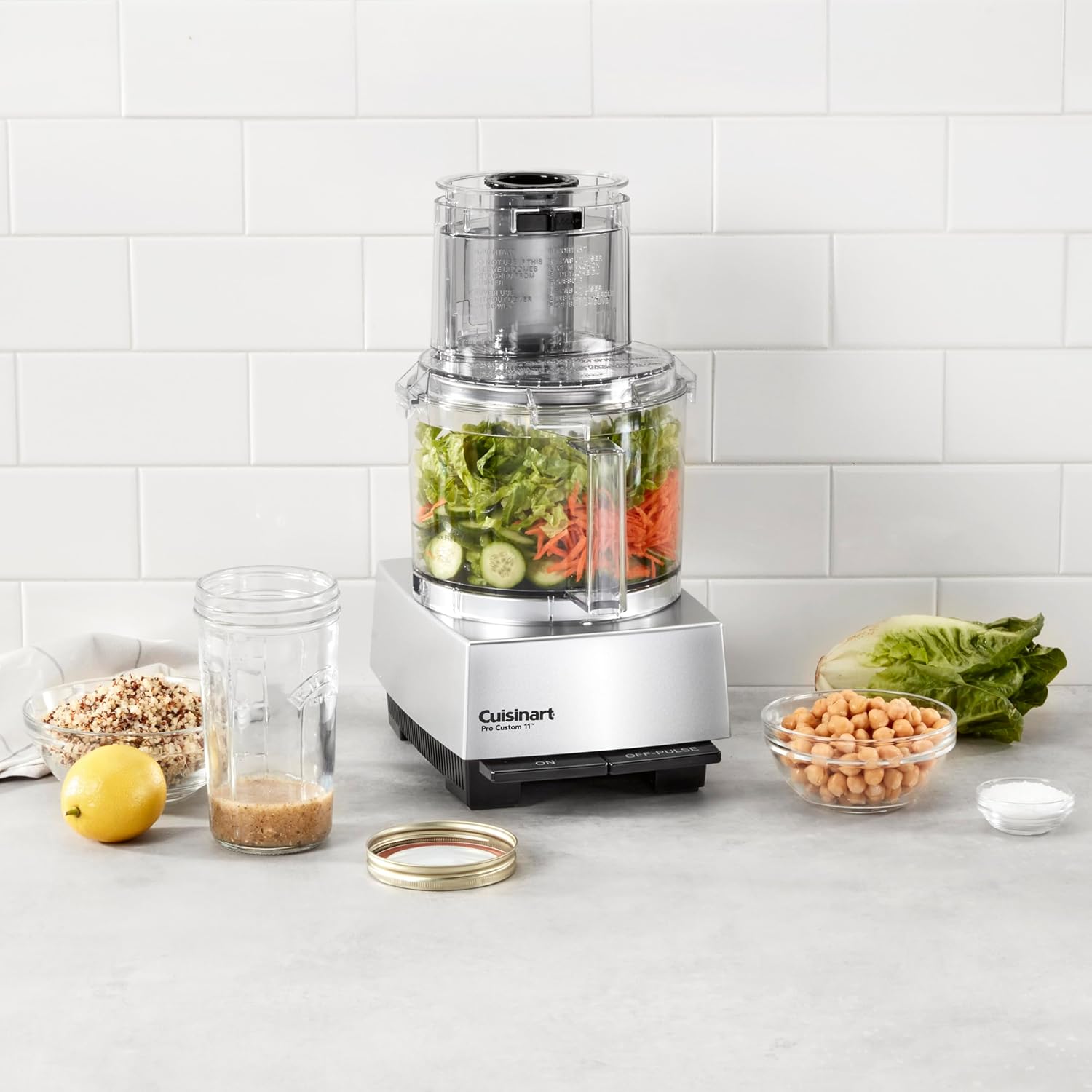 11 Cup Brushed Chrome Food Processor N900699