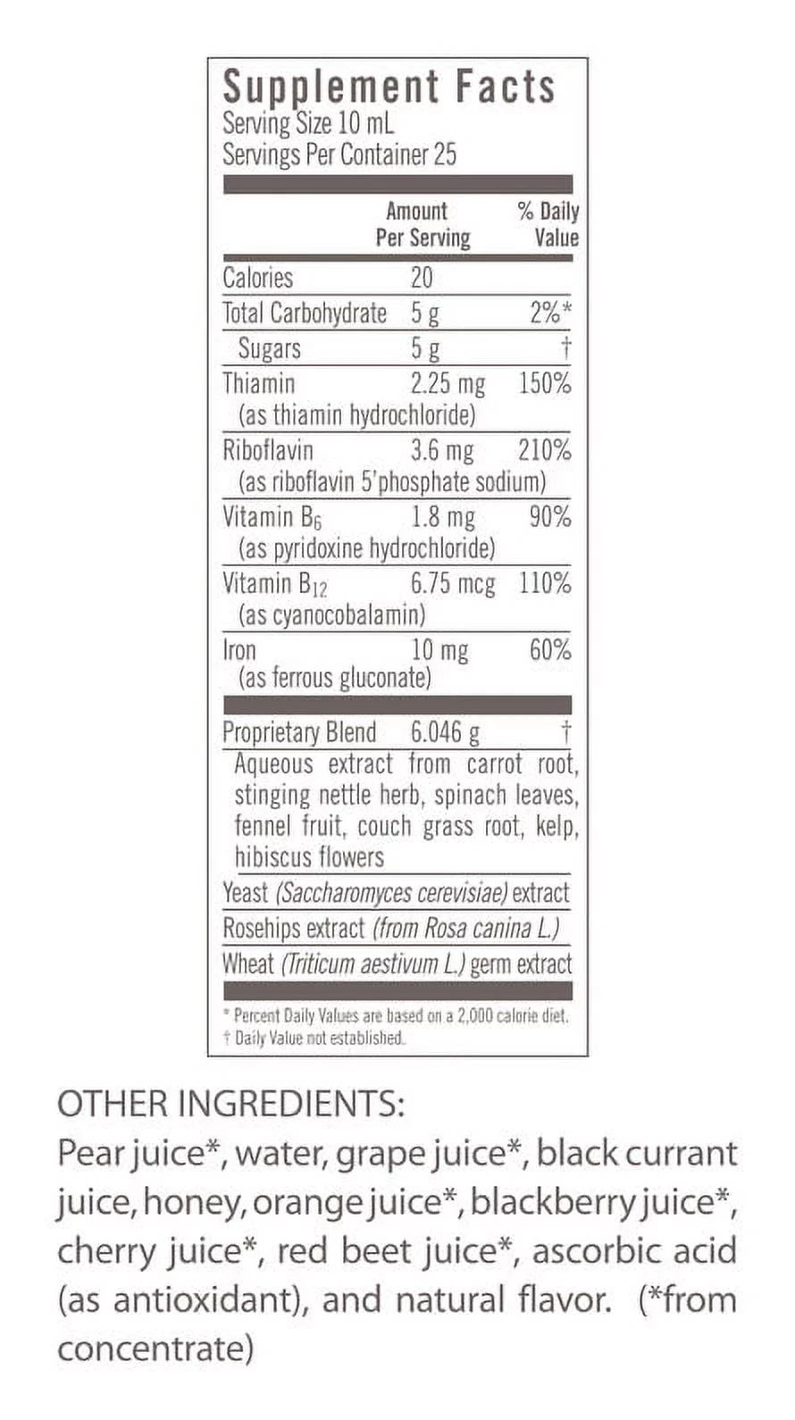 8.5 Ounces Iron & Herb U7047