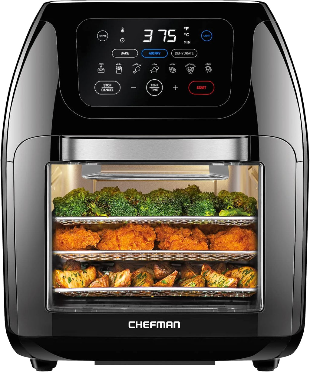 Digital Air Fryer with Rotisserie and Dehydrator I853