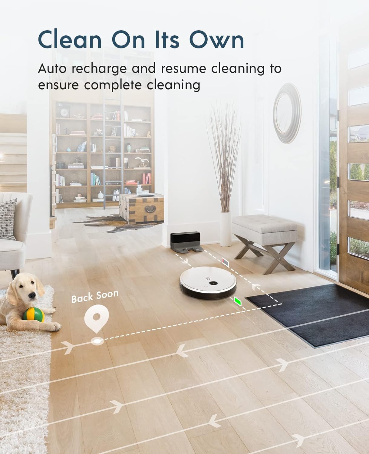 Robot Vacuum with 3000Pa Suction G825