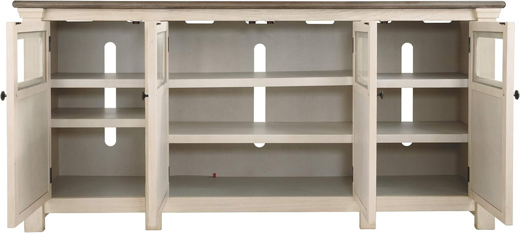 Whitewash Farmhouse TV Stand Z502