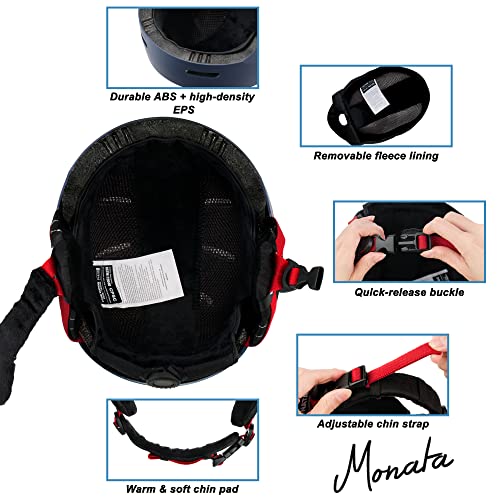 Ski Helmet Snowboard Helmet with Ear Pads Q108