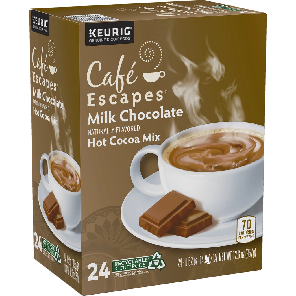 24 Count Milk Chocolate Hot Cocoa K-Cup Pods I9794
