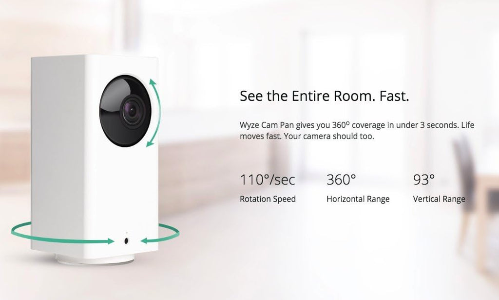 White 1080p Pan/Tilt/Zoom Wi-Fi Indoor Camera X3224