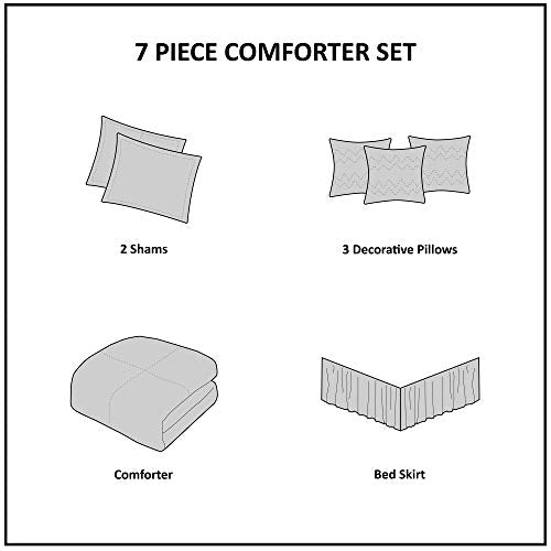 Khaki King 7 Piece Comforter Set I9577