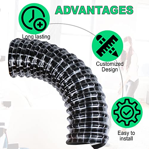 Motorized Lower Nozzle Hose 6" x 1.25" ID W110