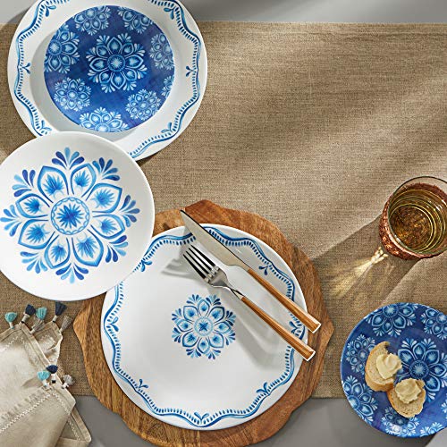 18-Piece Triple Layer Glass Dinnerware Set Q37359