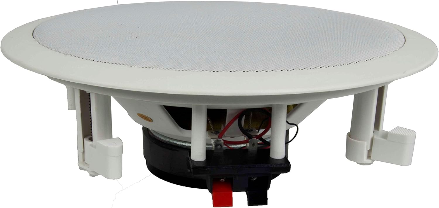 8" 1000W Round Wall And Ceiling Home Speakers 2 PAIR R457
