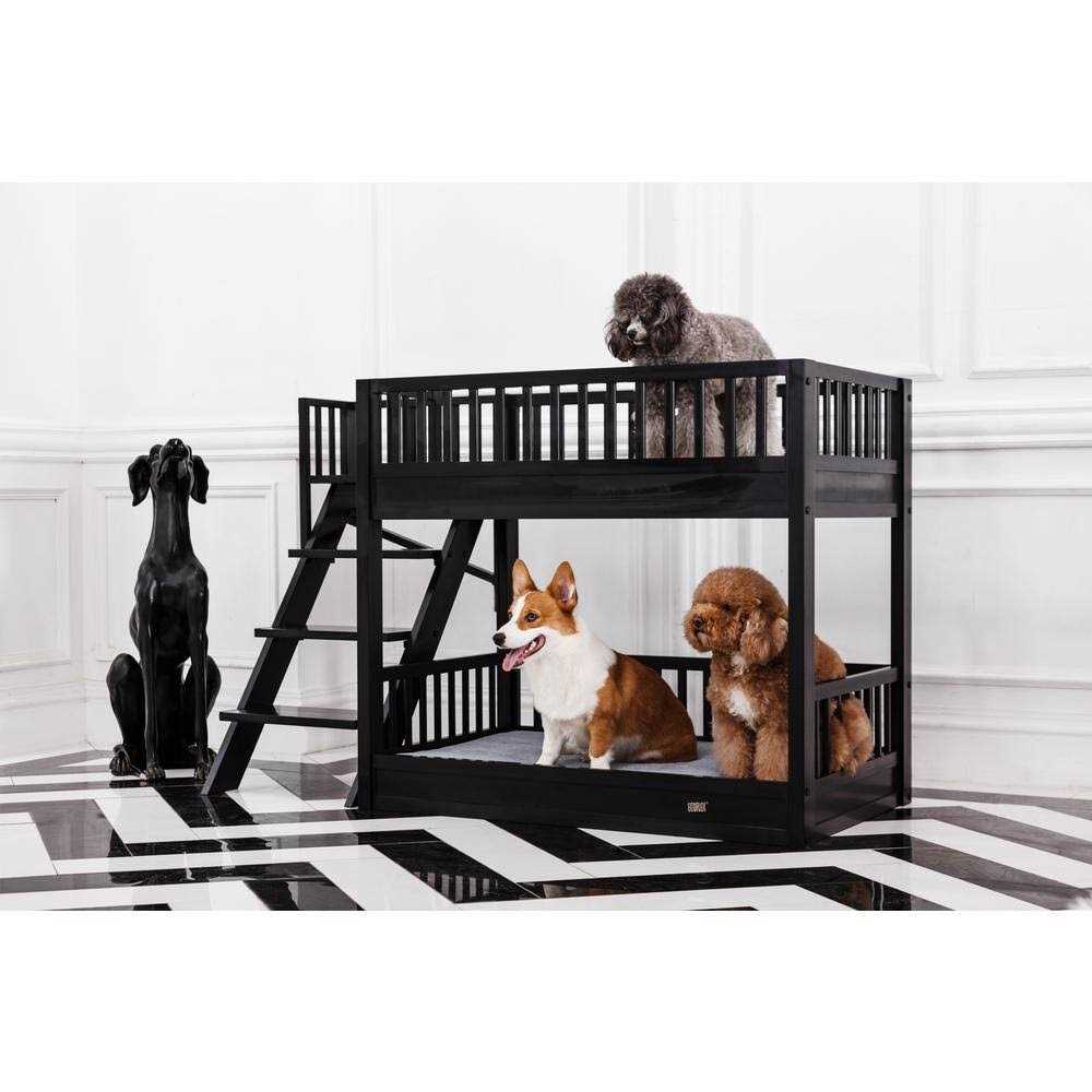Dog Bunk Bed with Removable Cushions Q8627
