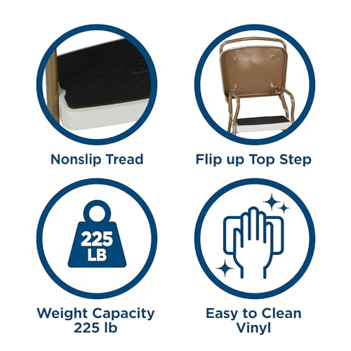 Black Chair and Step Stool S770