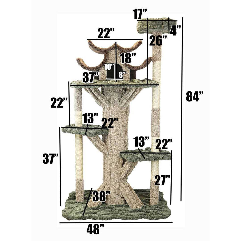 Cat Condos 84 in. Cat Playground L113