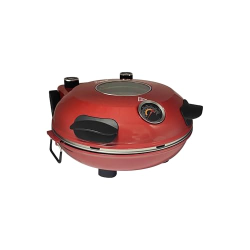 Electric Pizza Oven with Ceramic Stone, 1200W, Black M174
