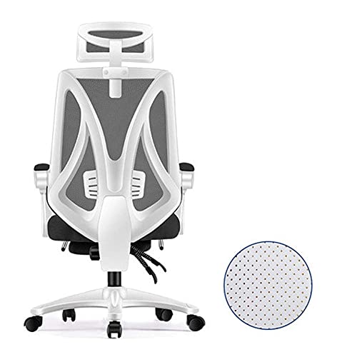 White Frame Green Net Gaming Racing Chair with High Back Z1644