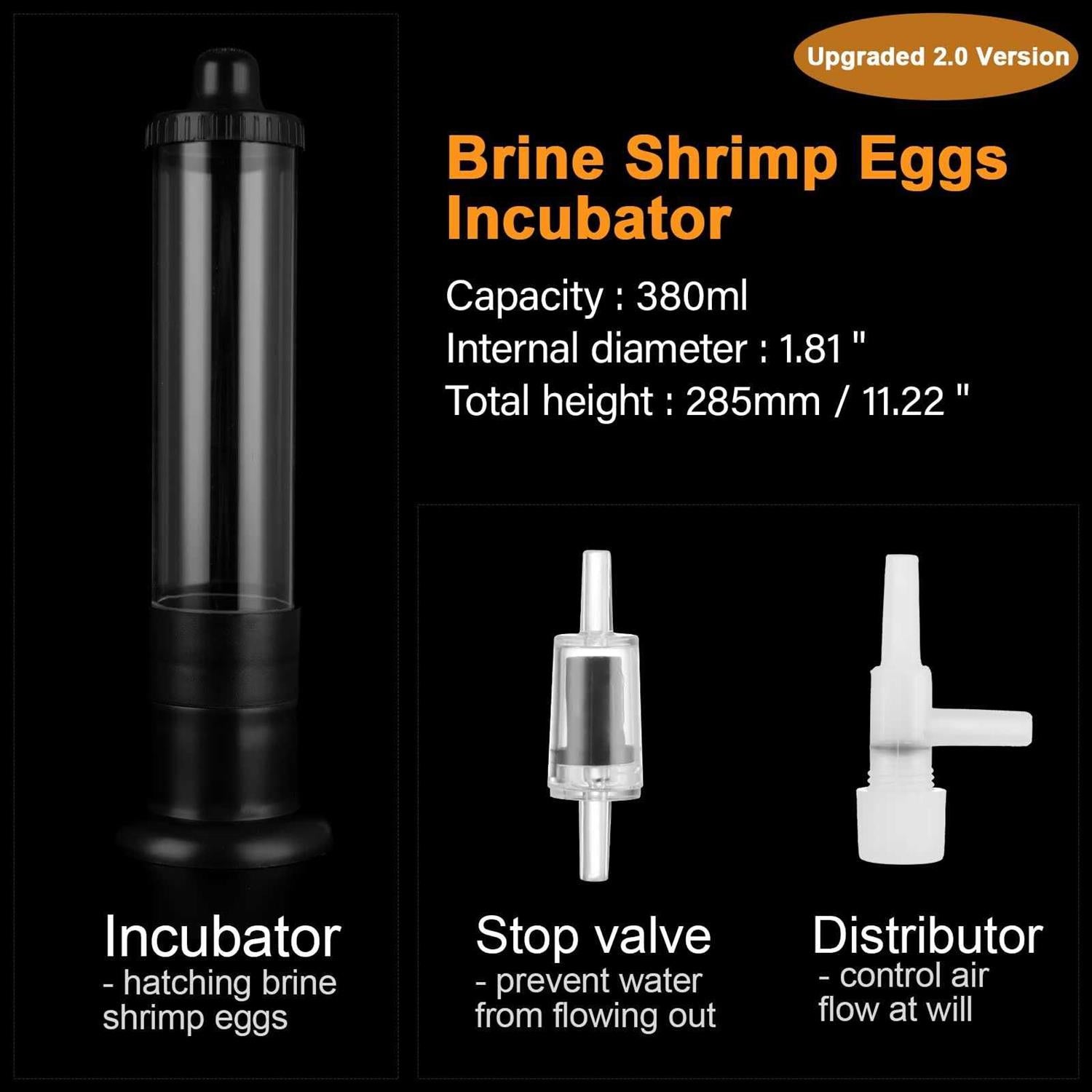 Brine Shrimp Eggs Incubator Hatchery Kit U4621