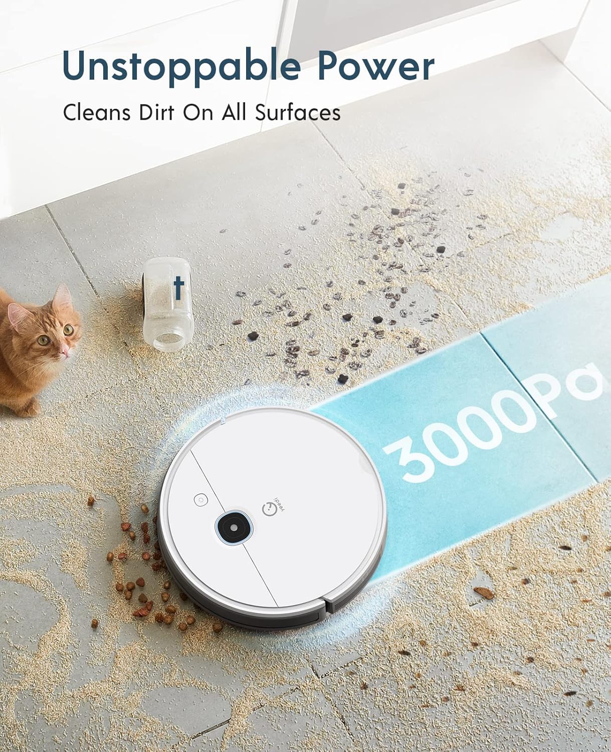 Robot Vacuum with 3000Pa Suction G825