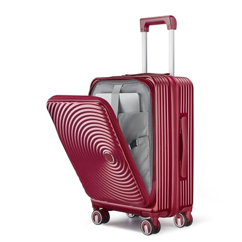 3 Piece Expandable PC Hard Shell Luggage Set with Spinner Wheels H552298