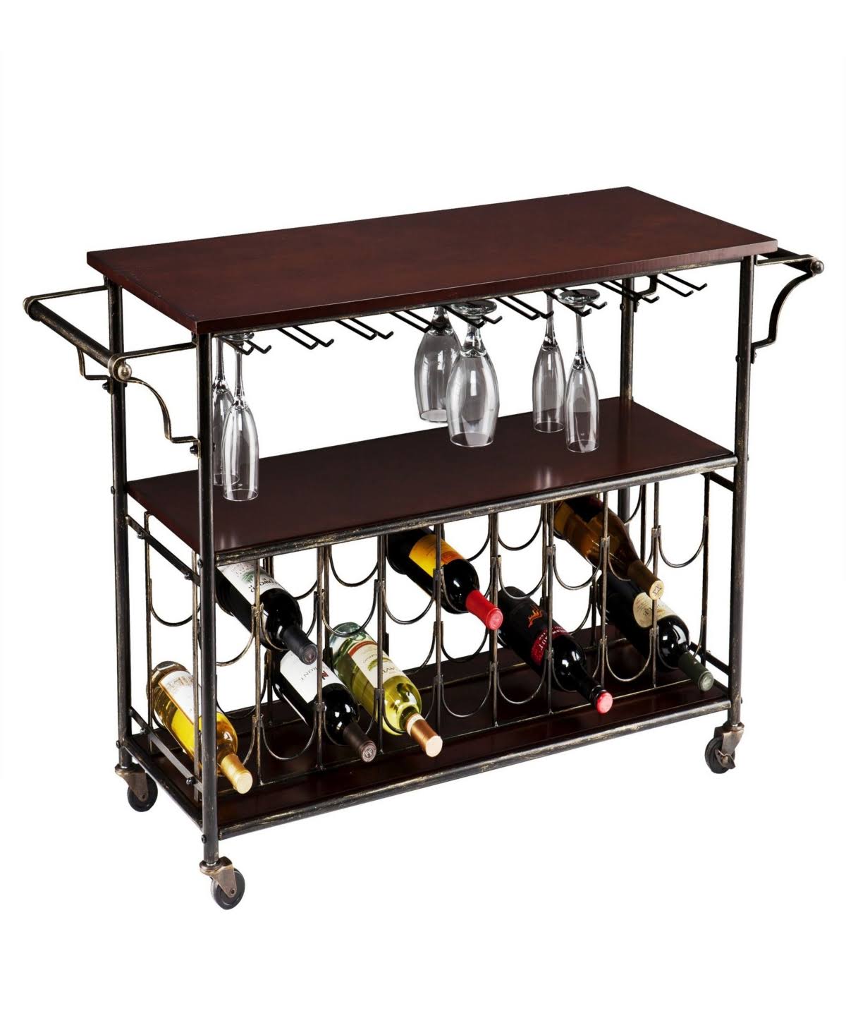 Black Wine-bar Cart J1860