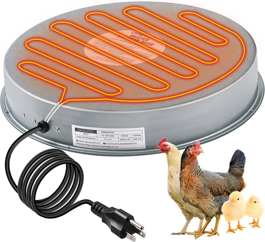 Heated Base Chicken Water Heater 125 Watts K364919