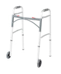 Two Button Folding Walker with 5 Wheels I8846