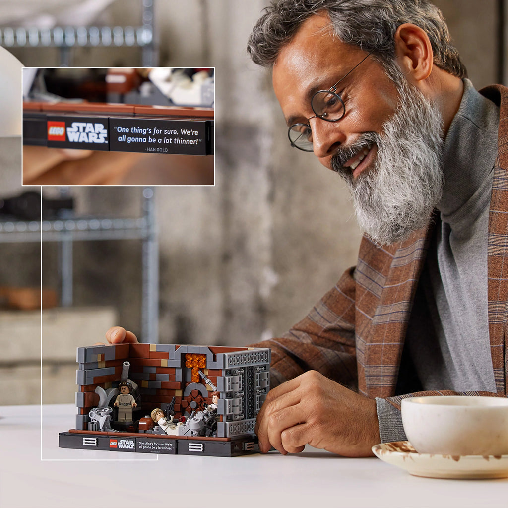 LEGO Star Wars Death Star Trash Compactor Diorama 75339 Building Set with 6 Figures Y917