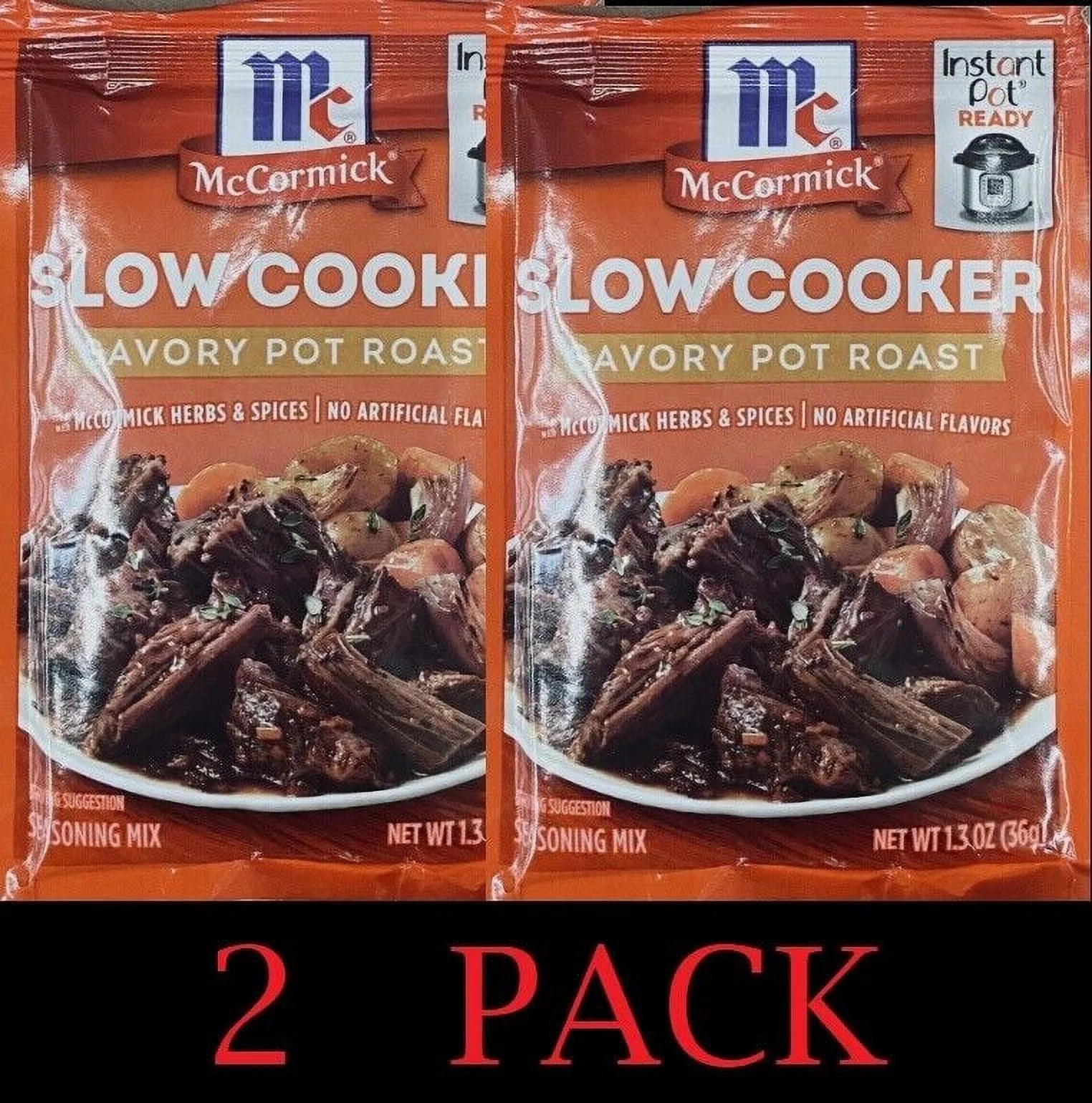 Slow Cooker Pot Roast Seasoning Mix 1.3oz 2 PACK H26487