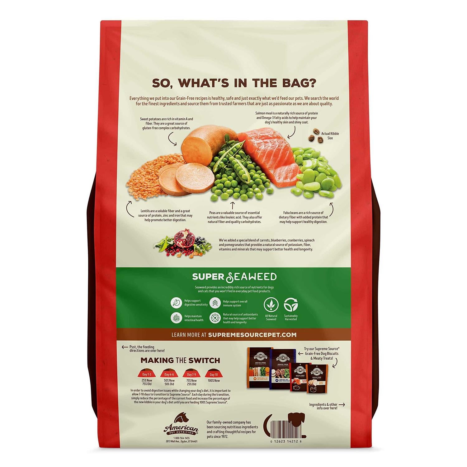Grain Free Meal and Sweet Potato Recipe Dog Food L4302