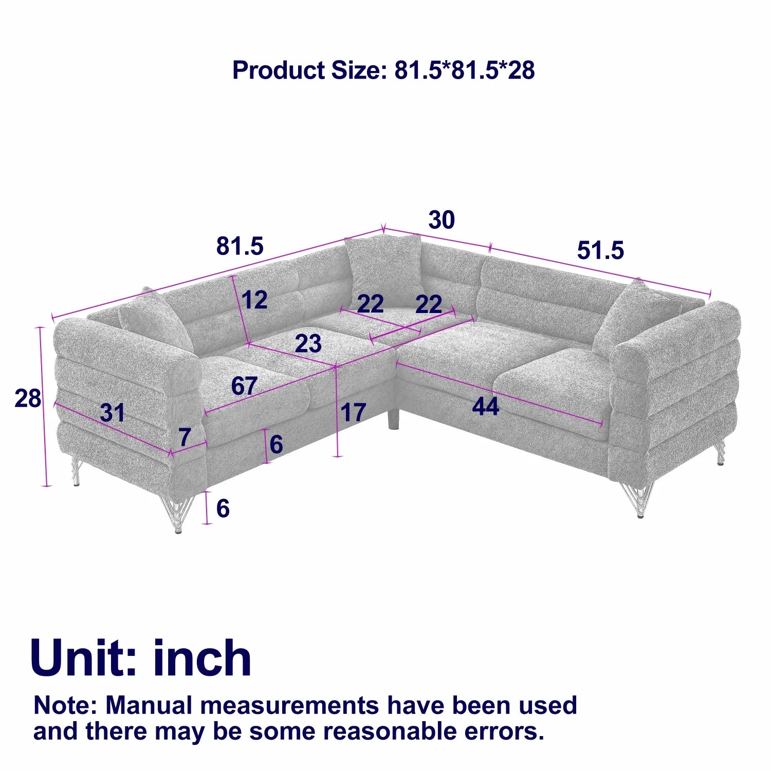 Oversized Corner Sofa Set G337332
