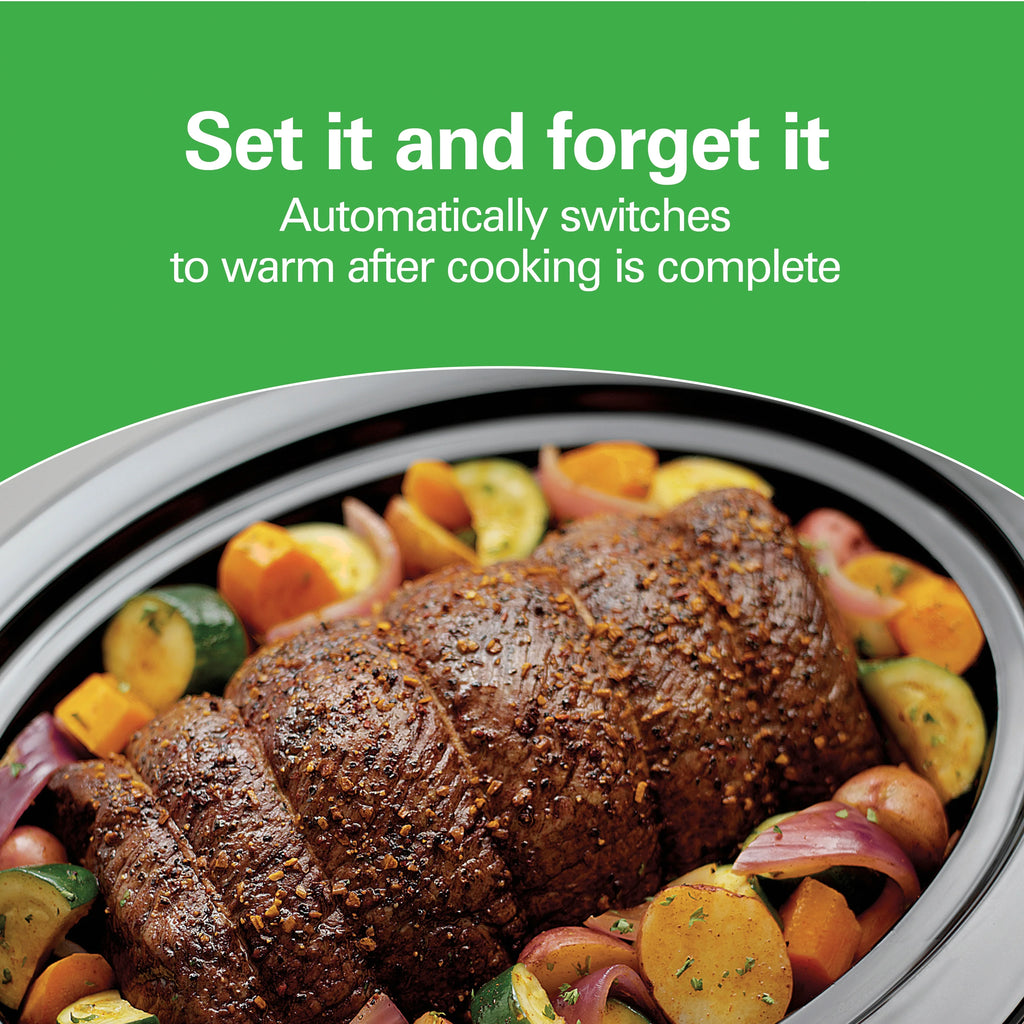 6 Quart Programmable Slow Cooker with Removable Crock T5282