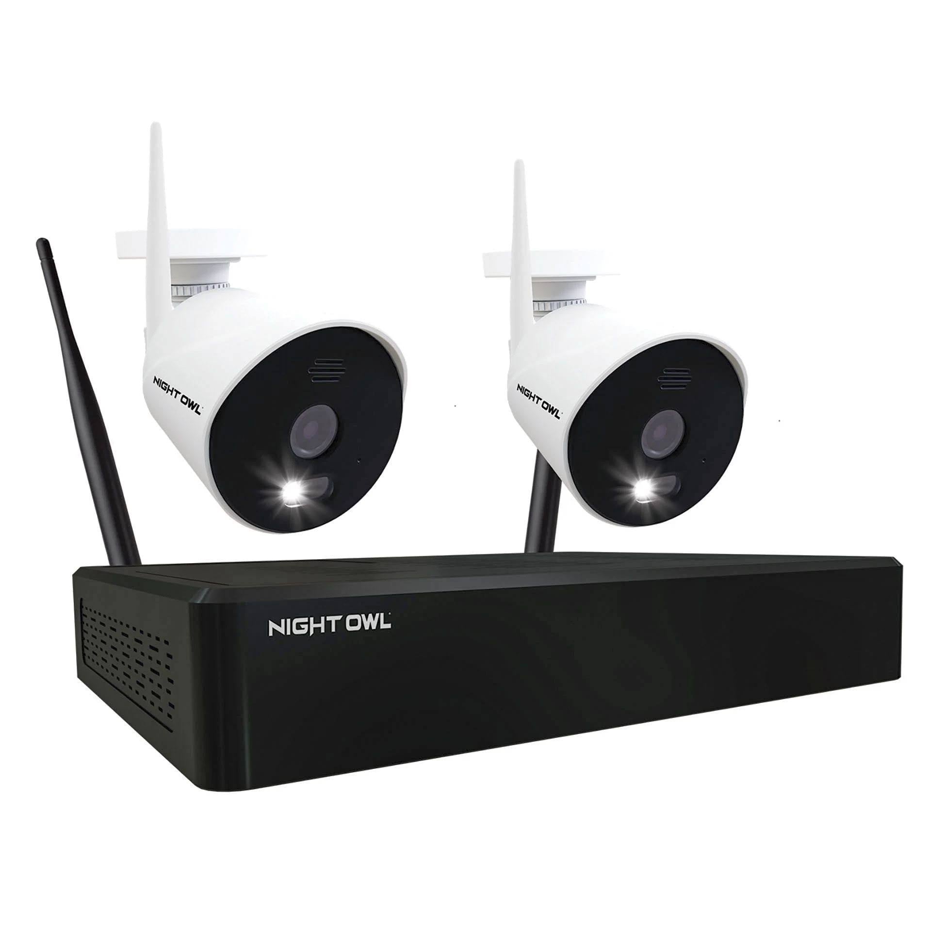 1080p Wi-Fi NVR with 1TB Hard Drive and 2 x 1080p Wi-Fi IP Spotlight Cameras with 2-Way Audio V952482