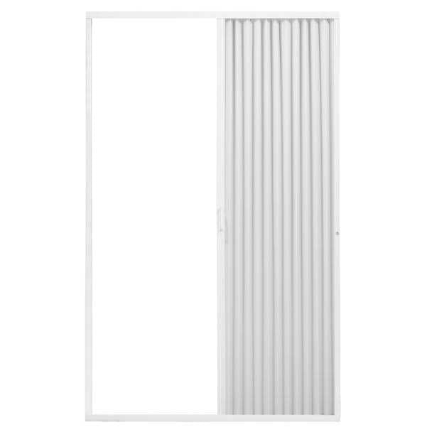 Pleated Folding RV Shower Doors White I564
