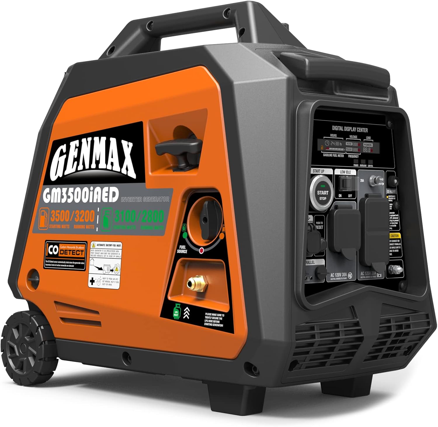 3500W Portable Inverter Generator with Remote/Electric Start P504214