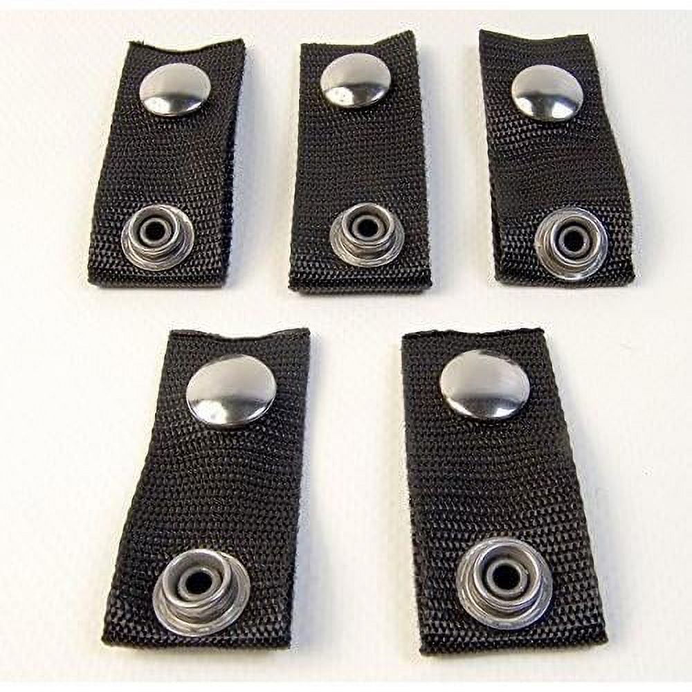 Black 5 Piece Boat Cover Extender Snaps, 1.5 Inch O147130