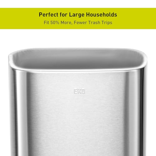 50 Liter Matte Stainless Steel Motion Sensor Trash Can S5450