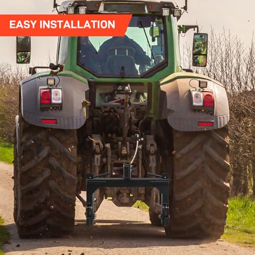 Black 27.5" Quick Hitch for Category 1 & 2 Tractors T2113