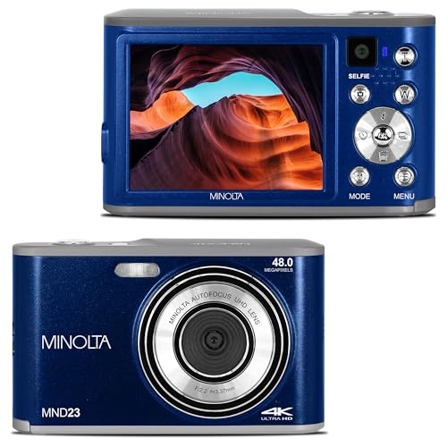 48 Mega Pixels Point & Shoot Digital Camera, Blue I223996