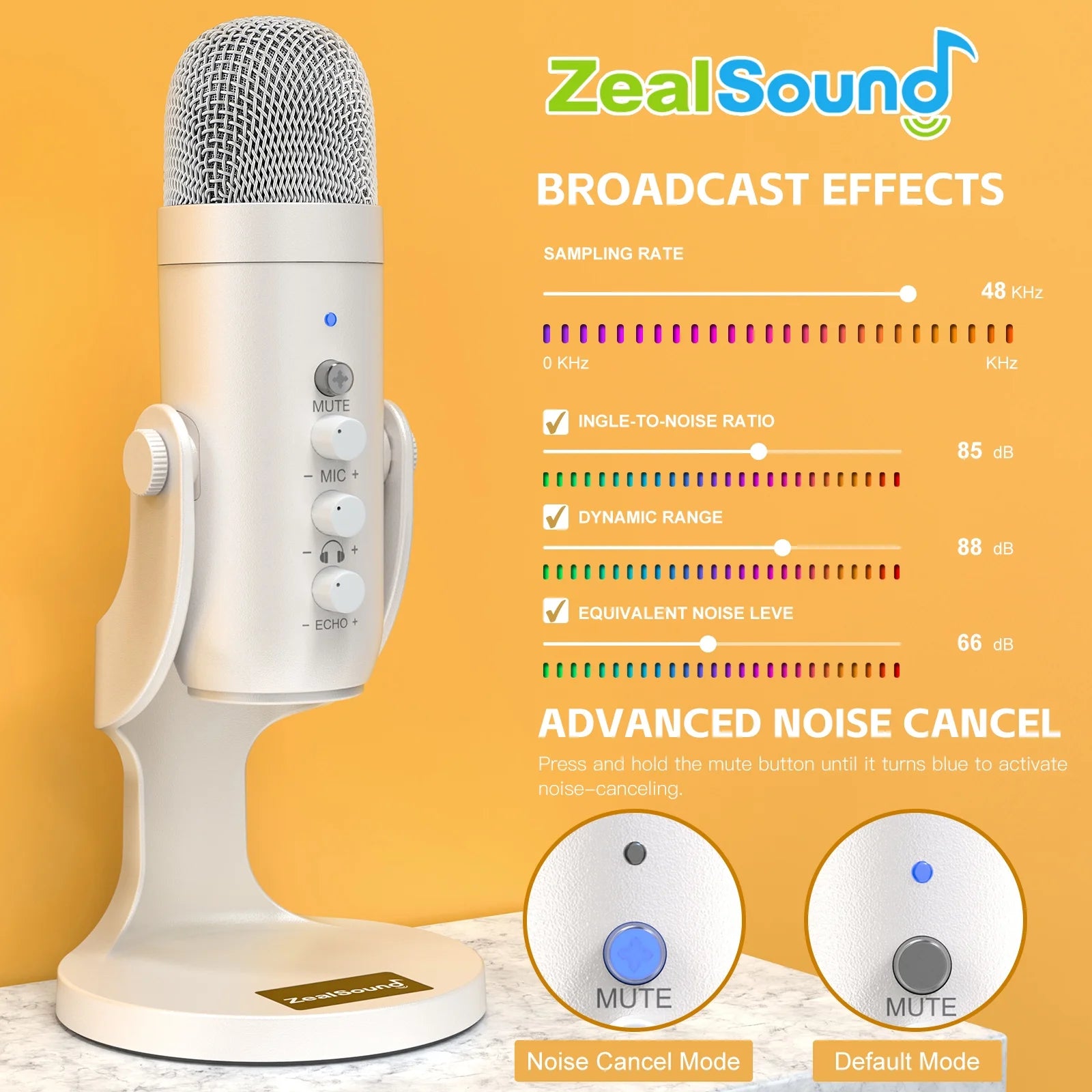 White USB Microphone Y22751