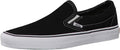 Classic Slip-On Sneakers (Black, 10 Women/8.5 Men) F145412