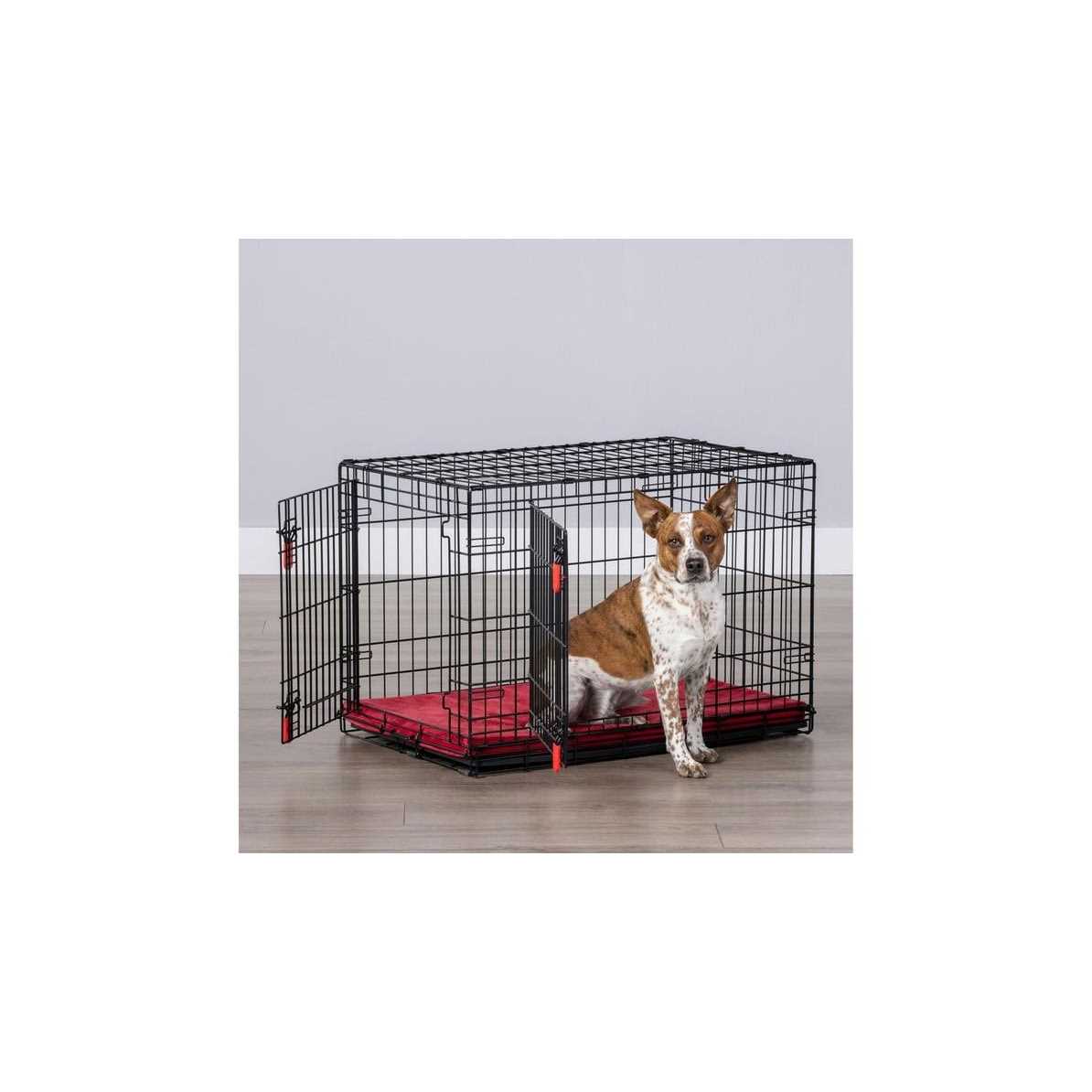 KONG Double Door Wire Dog Crate with Divider Panel L9070