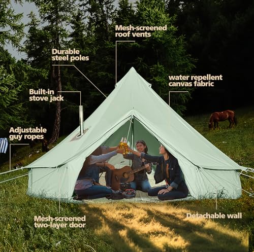 Cotton Canvas Waterproof Large Tent Q790426