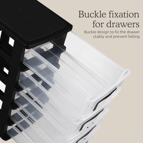 4 Drawer Plastic Desk Organizer V340