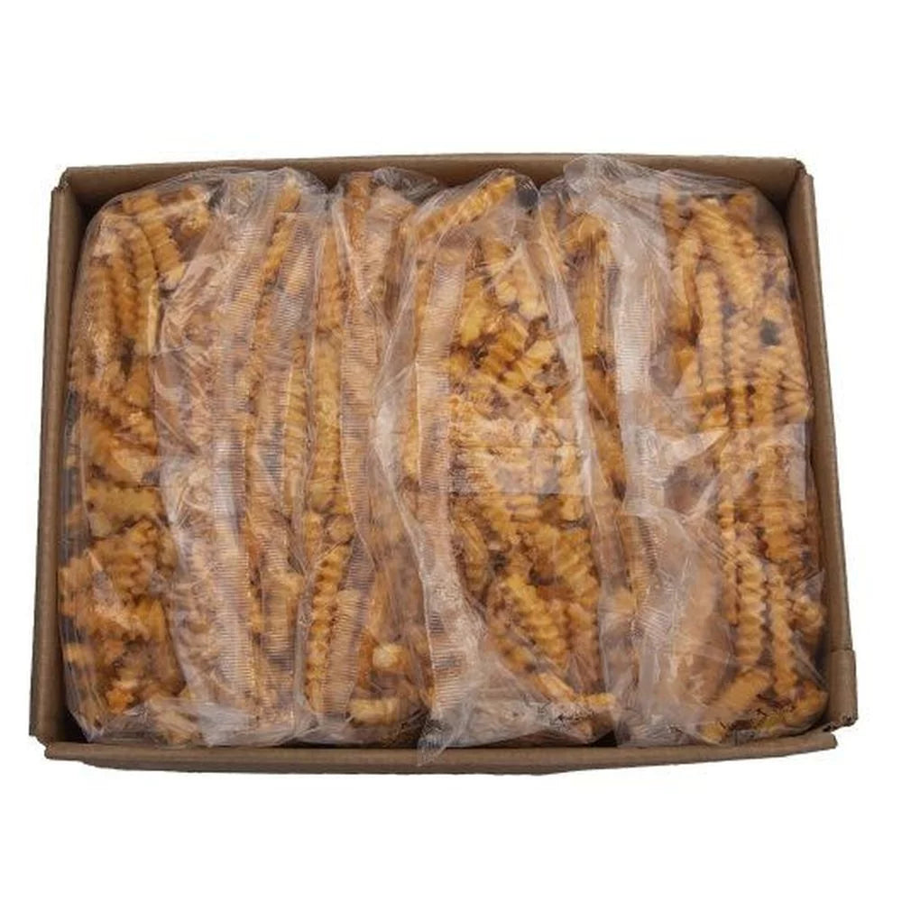 Crispy Bakeable Deep Groove Crinkle Fries, 5 Pound Bag B234