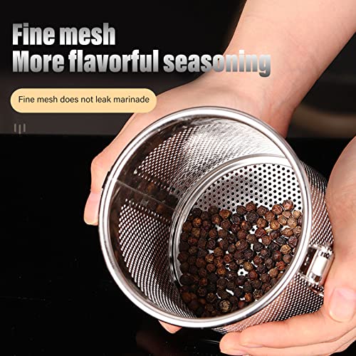 Extra Fine Mesh Stainless Steel Tea Infuser with Chain Hook Q497904