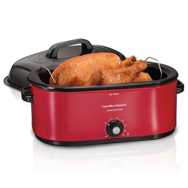 22 Quart Red Roaster Oven X620137