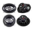 6x9" 800W and 6.5" 400W 4-Way Car Coaxial Speakers M98834