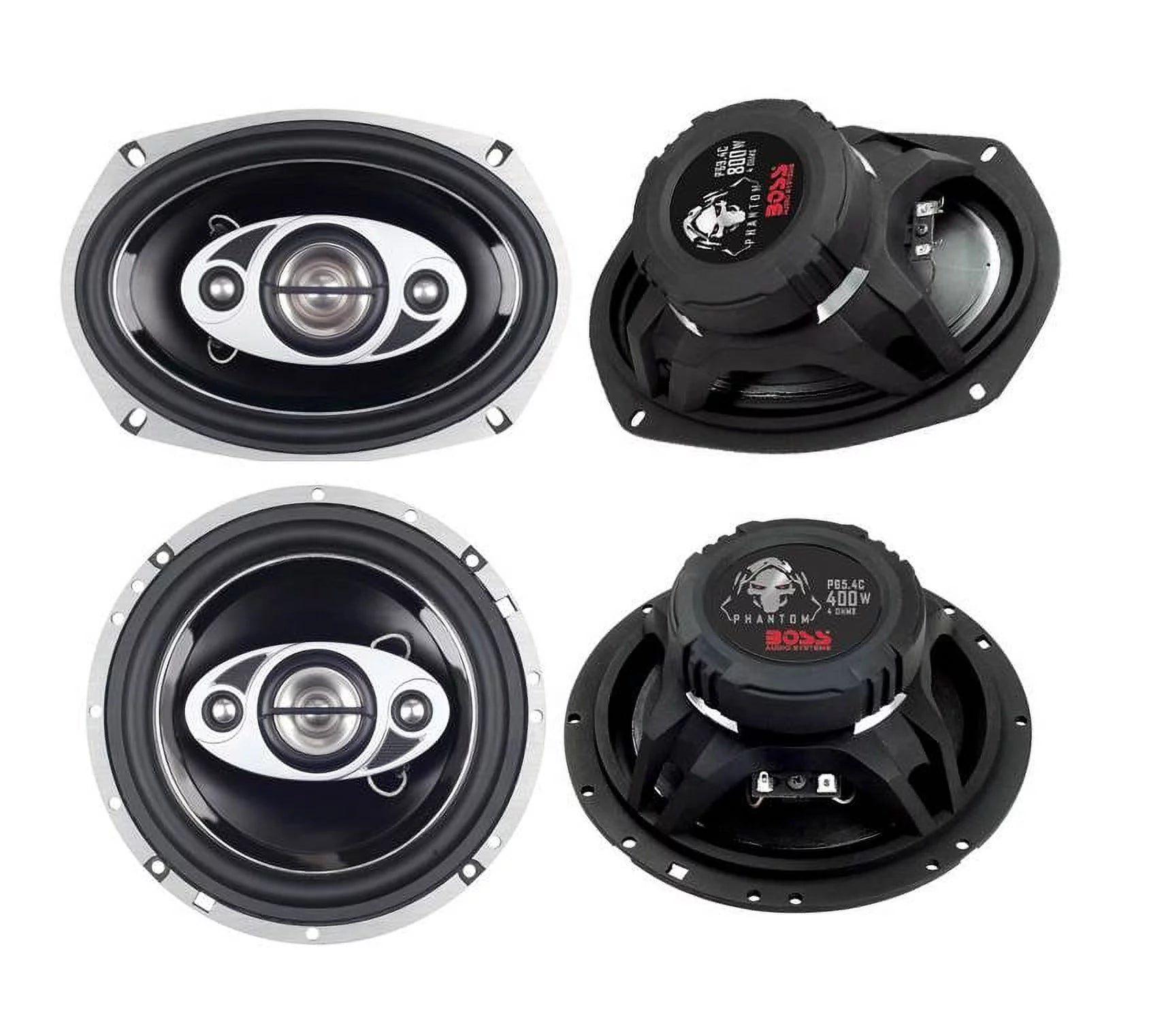6x9" 800W and 6.5" 400W 4-Way Car Coaxial Speakers M98834